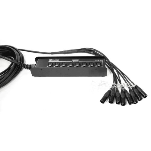 Caja de escenario 8 entradas XLR 15 m