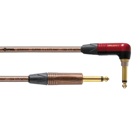 Cable de guitarra jack/jack acodado SILENT Metal - 6m