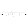 Cable de guitarra jack/jack acodado SILENT Metal - 6m
