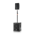 Altavoz PA portátil de 8 pulgadas con Bluetooth.