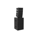 Altavoz line array potenciado de doble 6.5 pulgadas