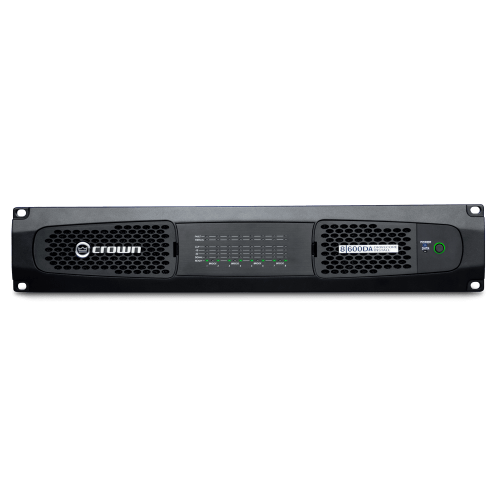 Amplificador de potencia de ocho canales, 600W @ 4? con audio en red Dante? / AES67, y compatible c