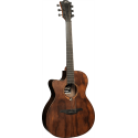 GUITARRA ACÚSTICA LÂG AUDITORIUM CUTWAY A/E - SAUVAGE (ZURDOS)