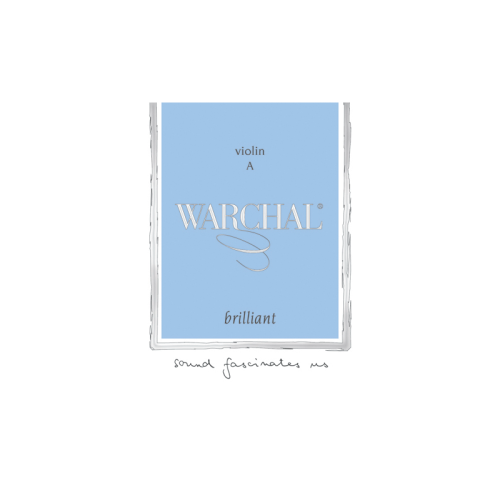 "Cuerda violín Warchal Brilliant 904 4ª Sol acero/plata Medium"