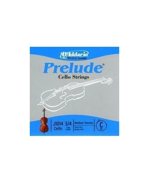 Cuerda Cello D'Addario Prelude DO 3/4