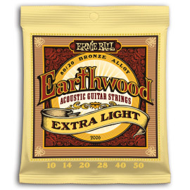 JUEGO ACÚSTICA EARTHWOOD 80/20 BRONZE EXTRA LIGHT 10-50