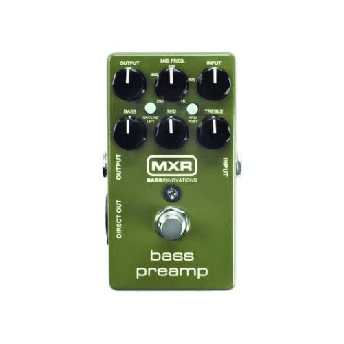 PEDAL MXR® PREAMPLIFICADOR & D.I. BAJO