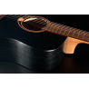 GUITARRA ACÚSTICA LÂG DREADNOUGHT TRAMONATANE 70 - NEGRO SATINADO
