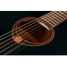 GUITARRA ACÚSTICA LÂG DREADNOUGHT TRAMONATANE 70 - NEGRO SATINADO