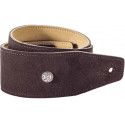 CORREA GUIT/ BAJO SUEDE - CAOBA