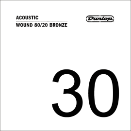 CUERDA ACÚSTICA DUNLOP 80/20 BRONZE .030