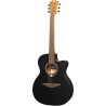 GUITARRA ACÚSTICA LÂG AUDITORIUM CUTWAY TRAMONTANE 70 A/E - NEGRO SATINADO