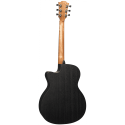 GUITARRA ACÚSTICA LÂG AUDITORIUM CUTWAY TRAMONTANE 70 A/E - NEGRO SATINADO