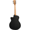 GUITARRA ACÚSTICA LÂG AUDITORIUM CUTWAY TRAMONTANE 70 A/E - NEGRO SATINADO