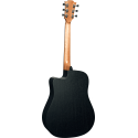 GUITARRA ACÚSTICA LÂG DREADNOUGHT CUTAWAY TRAMONTANE 70 A/C - NEGRO SATINADO