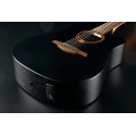 GUITARRA ACÚSTICA LÂG DREADNOUGHT CUTAWAY TRAMONTANE 70 A/C - NEGRO SATINADO