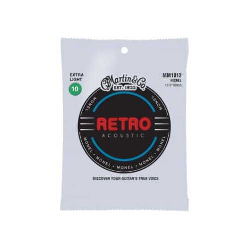 JUEGO ACÚSTICA RETRO MONEL 12St. EXTRA LIGHT .010