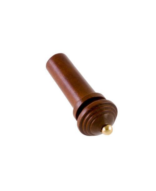 "Botón viola boj modelo Hill pin dorado"