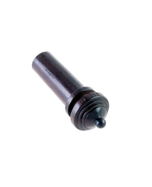 "Botón viola palisandro modelo Hill pin negro"
