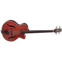 BAJO ACÚSTICO TAKAMINE DB10 FRETLESS E/A F-HOLE CUTAWAY