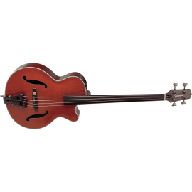 BAJO ACÚSTICO TAKAMINE DB10 FRETLESS E/A F-HOLE CUTAWAY