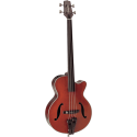 BAJO ACÚSTICO TAKAMINE DB10 FRETLESS E/A F-HOLE CUTAWAY