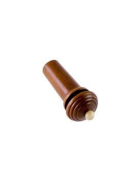 "Botón violín boj modelo Hill pin blanco 4/4"