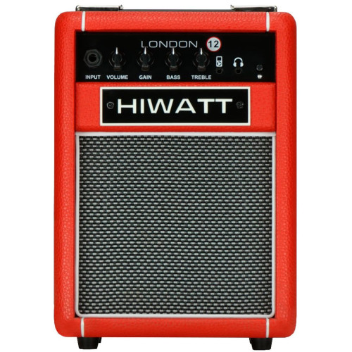 AMPLIFICADOR GUITARRA COMBO HIWATT LONDON CON BLUETOOTH 1x6,5"" - 12W (ROJO)