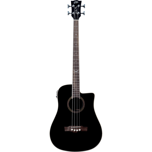 BAJO ACÚSTICO DREADNOUGHT CUTAWAY ELECTRO NEGRO