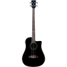 BAJO ACÚSTICO DREADNOUGHT CUTAWAY ELECTRO NEGRO