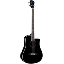 BAJO ACÚSTICO DREADNOUGHT CUTAWAY ELECTRO NEGRO