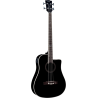 BAJO ACÚSTICO DREADNOUGHT CUTAWAY ELECTRO NEGRO