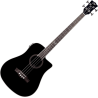 BAJO ACÚSTICO DREADNOUGHT CUTAWAY ELECTRO NEGRO