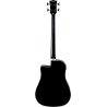 BAJO ACÚSTICO DREADNOUGHT CUTAWAY ELECTRO NEGRO