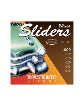 Cuerda guitarra eléctrica Thomastik Blues Sliders P09 1ª Mi