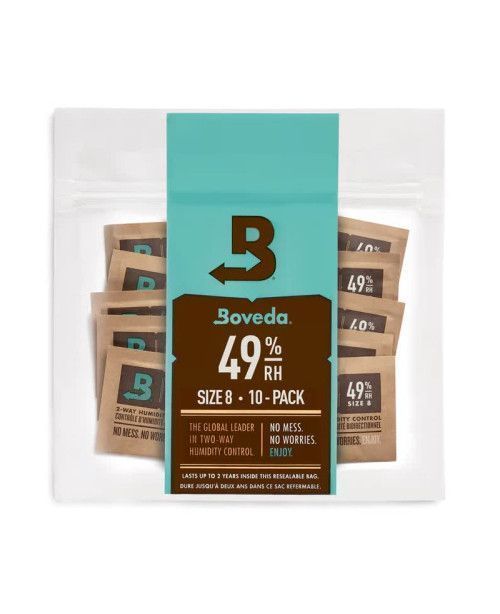 "Boveda pack 10 unidades 49% tamaño 8"
