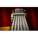 CEJILLA PARA GUITARRA DE CUERDAS DE NYLON - PLATEADA