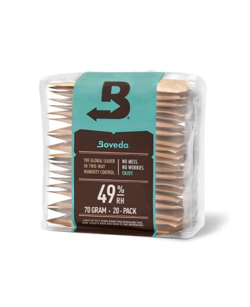 "Boveda pack 20 unidades 49%"