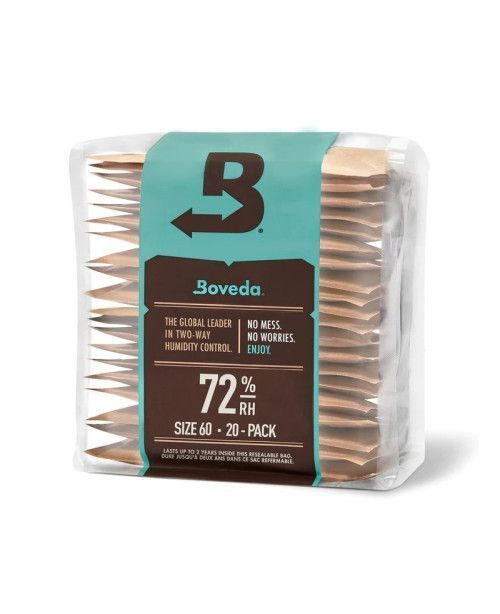 "Boveda pack 20 unidades 72% tamaño 60 para estuche de guitarra de madera"