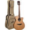 GUITARRA CLÁSICA NYLON LAG AUDITORIUM HYVIBE H2 10 A/E CUTAWAY