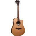 GUITARRA ACÚSTICA LAG DREADNOUGHT HYVIBE H2 10 A/E CUTAWAY