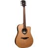 GUITARRA ACÚSTICA LAG DREADNOUGHT HYVIBE H2 10 A/E CUTAWAY