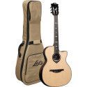 GUITARRA CLÁSICA NYLON LAG AUDITORIUM HYVIBE H2 50 A/E CUTAWAY