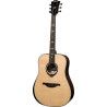 GUITARRA ACÚSTICA LAG DREADNOUGHT HYVIBE H2 50 A/E CUTAWAY