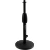 Soporte de micro de sobremesa base redon