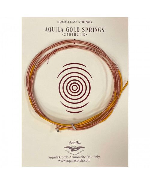 Set de cuerdas contrabajo Aquila Gold Springs Sol + Re