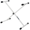 SOPORTE TECLADO T10 FORMATO ""X"" / PERFIL SIMPLE - BLANCO