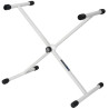SOPORTE TECLADO T10 FORMATO ""X"" / PERFIL SIMPLE - BLANCO