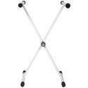 SOPORTE TECLADO T10 FORMATO ""X"" / PERFIL SIMPLE - BLANCO