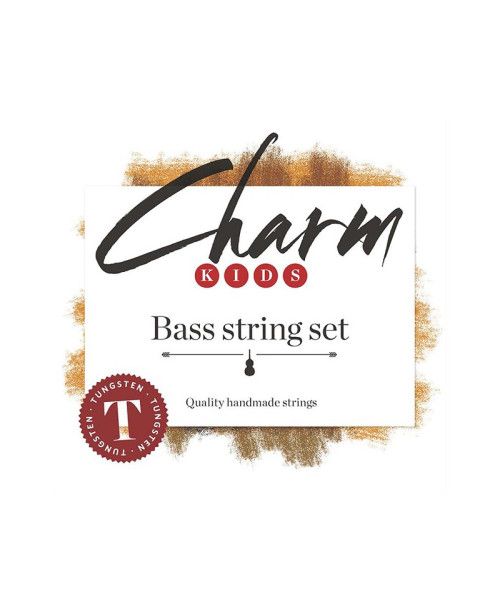 Set de cuerdas contrabajo For-Tune Charm Kids  Orchestra tungsteno Medium 1/4